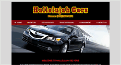 Desktop Screenshot of hallelujahcars.com